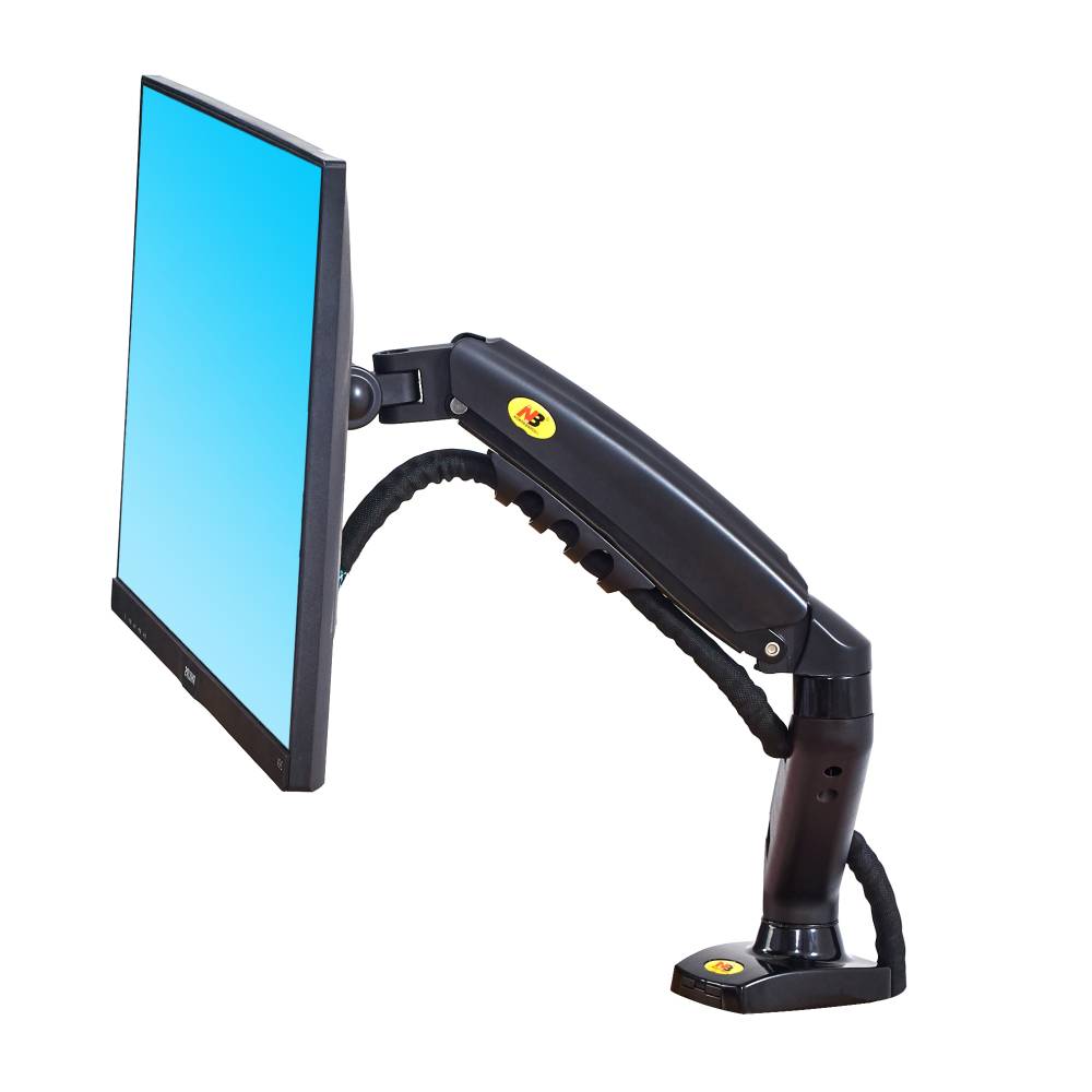 NB F80 - Support de bureau avec ressort à gaz pour écrans LCD 17- 30  solution gamer - Ergosolid