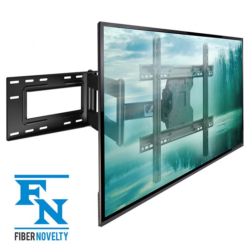 White Label Support Mural TV LED LCD (26 / 32 /42 / 47 / 52 Pouces) - Noir  - Prix pas cher