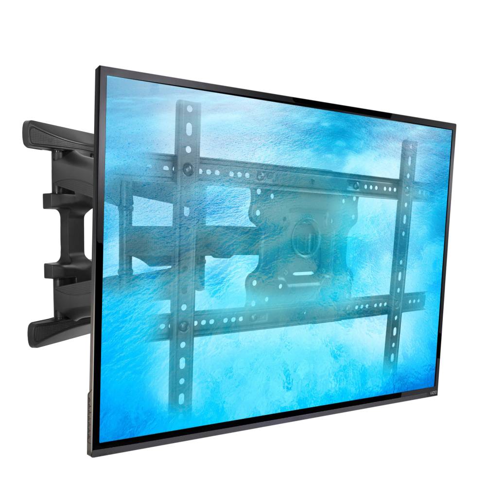 Support mural pour écran plat Ricoo Support TV Mural fixe R07 Meuble de  téléviseurs suspendu non orientable PC Plasma Smart OLED incurvé télé LED  LCD 3D 4K VESA 4