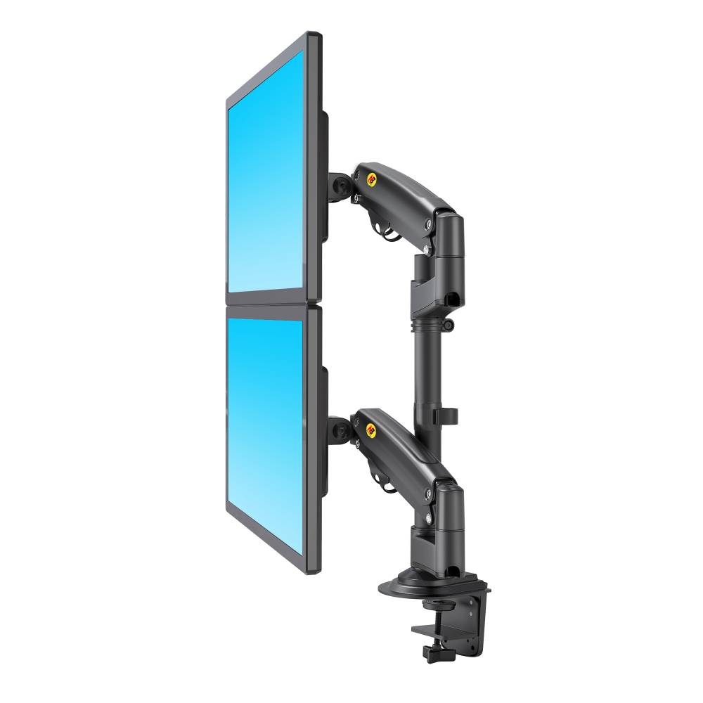 Ergosolid Support de Bureau pour 2 écrans PC LCD LED 17 - 27 réglage dans  Plusieurs Axes, Pivot, Ressort à gaz jusqu'à 2x9 kg : :  Informatique